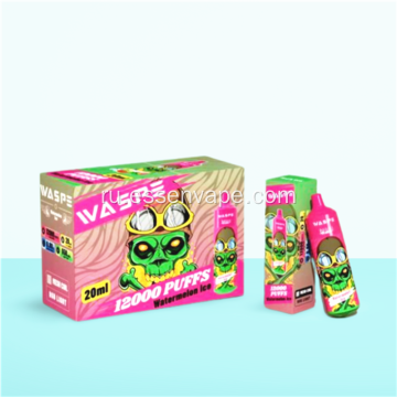 Лучшая продажа 12000 Puffs waspe vape wape sweaden
